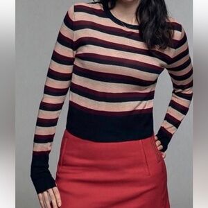 ZARA striped crewneck, M